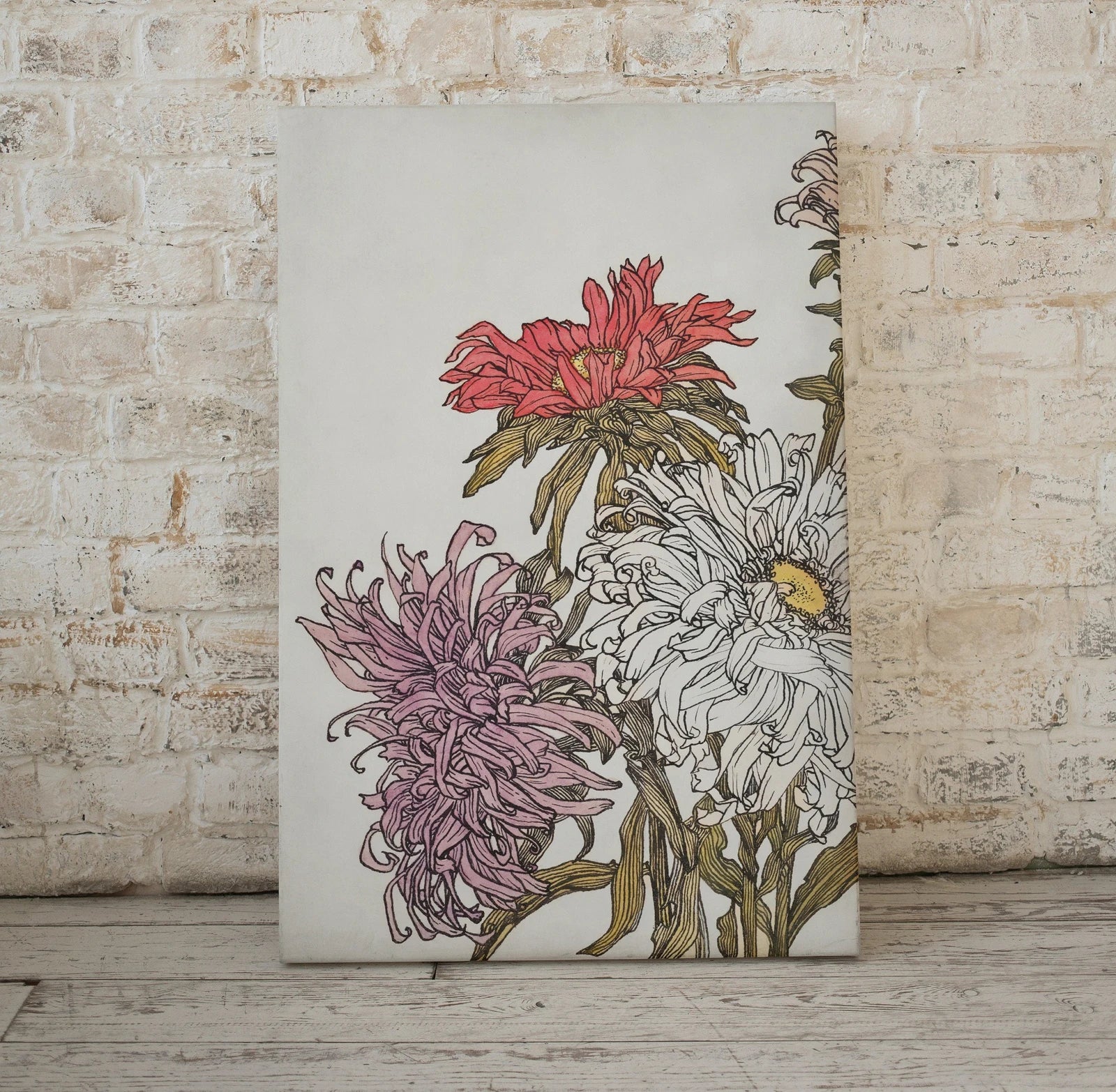 Vintage Flowers Print Printable Wall Art. Art Nouveau Floral Print. Instant Download Poster Watercolor Wall Art. Art Nouveau Poster – Printable Wall Art Digital Download – Digital Download