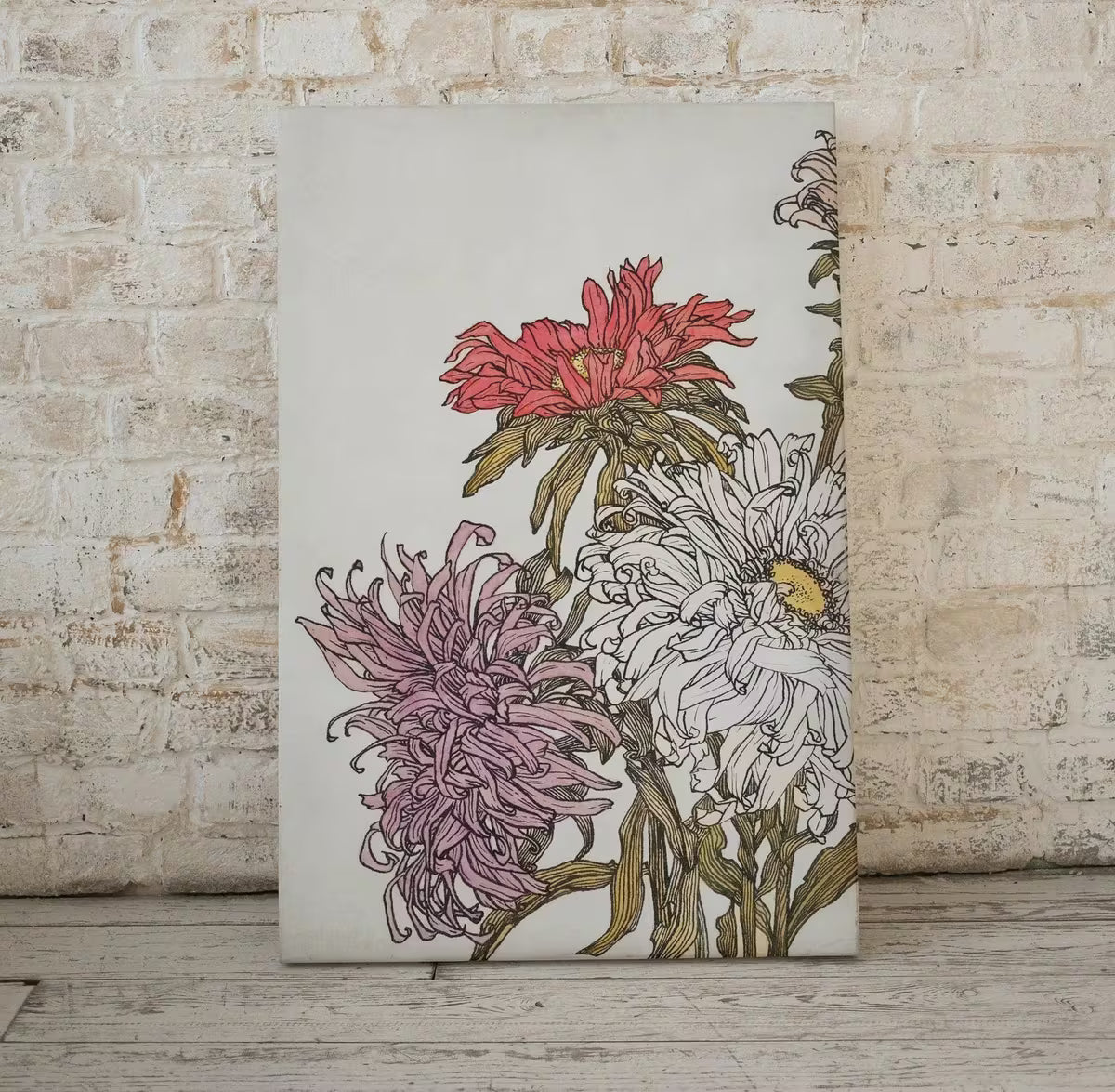 Vintage Flowers Print Printable Wall Art. Art Nouveau Floral Print. Instant Download Poster Watercolor Wall Art. Art Nouveau Poster – Printable Wall Art