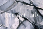Detail view of artwork from Vintage Gray Tree Abstract Famous Painting Art Print. Printable Minimal Art Prints. Aesthetic Wall Art. Minimalist Abstract Fauvism Poster. (variation 2)