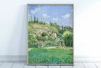 Vintage Impressionist French Countryside Antique Landscape Painting. Country Fine Art Print Wall Decor. Printable Instant Download Art – Printable Wall Art