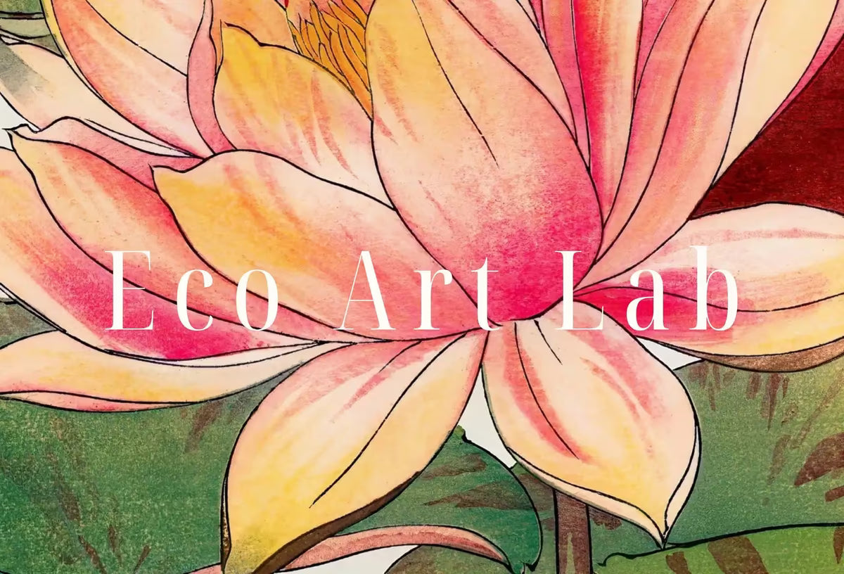 Vintage Japanese Botanical Art Lotus Flowers Painting Printable Wall Art. Floral Decor Antique Japanese Lotus Art. Botanical Print Wall Art – Printable Wall Art