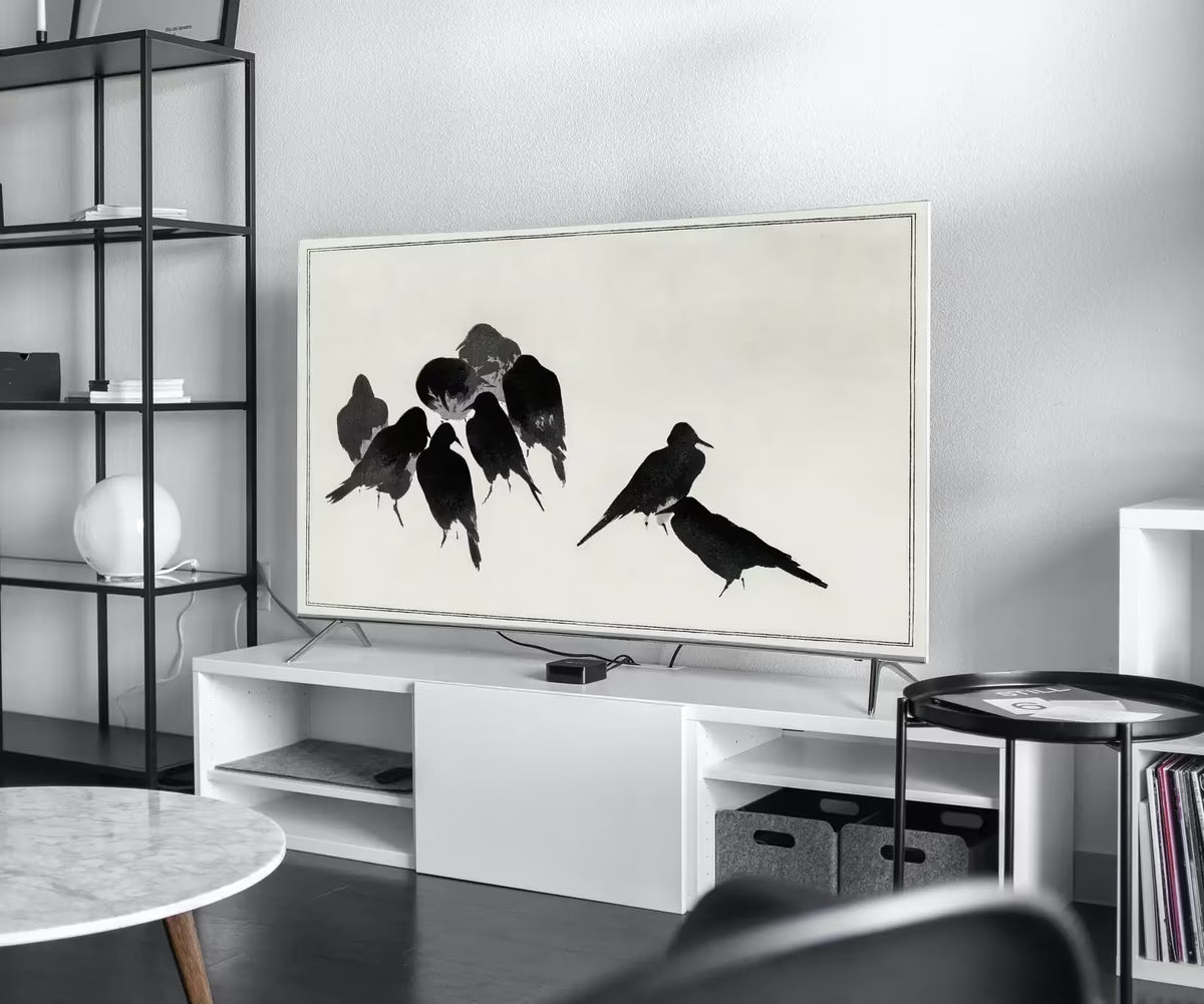 Vintage Japanese Crows Illustration Frame TV Art. Vintage Japanese Painting Samsung Art TV,  for Samsung Frame, Frame TV Art – Frame TV  Art