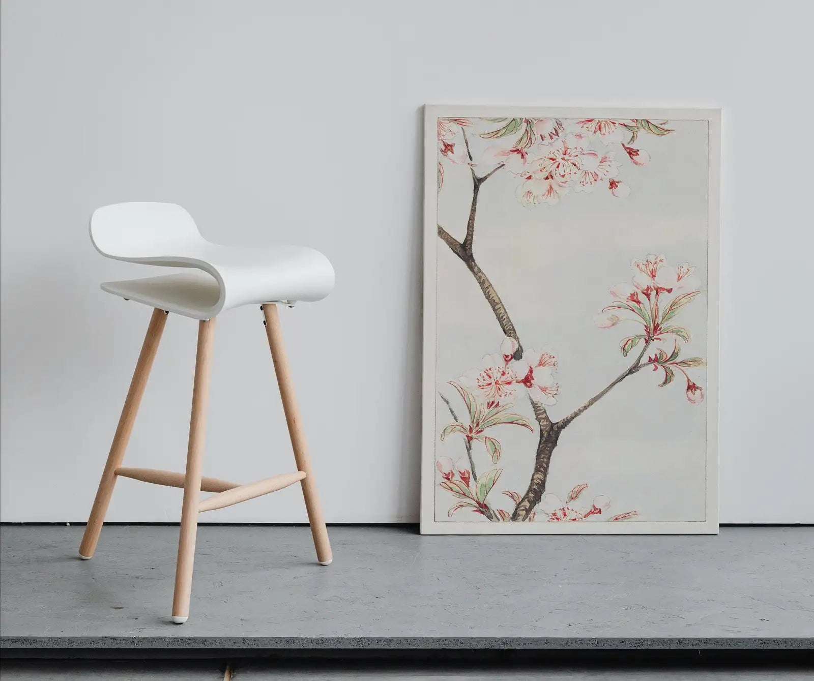 Vintage Japanese Flower Art Sakura Cherry Painting Printable Wall Art. Cherry Blossom Decor Antique Japanese Art. Botanical Print Wall Art – Printable Wall Art Digital Download – Digital Download