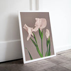 Included artwork preview showing first selection of artworks from Vintage Japanese Flower Art White Irises Painting Printable Wall Art. Instant Download Antique Japanese Art. Botanical Print Floral Wall Art.