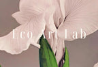 Detail view of artwork from Vintage Japanese Flower Art White Irises Painting Printable Wall Art. Instant Download Antique Japanese Art. Botanical Print Floral Wall Art. (variation 1)