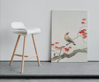 Vintage Japanese Painting. Bird on Maple Tree. Japanese Wall Art Printable Poster. 20th Century Japanese Vintage Spring Wall Art, Bird Art – Printable Wall Art Digital Download