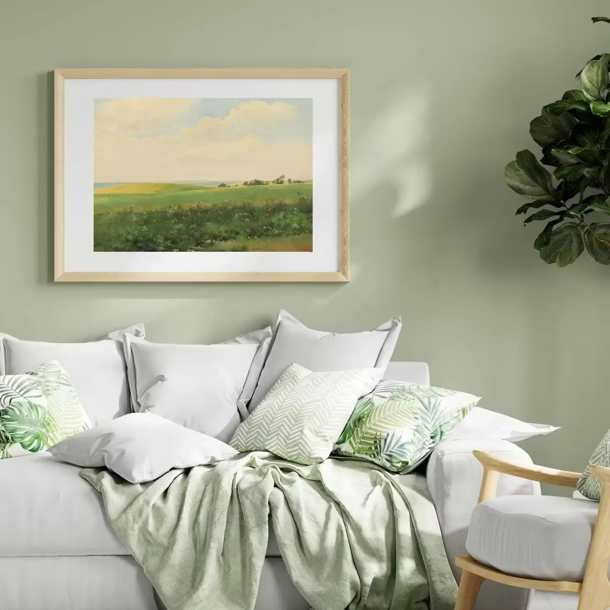 Vintage Landscape Art Print | Countryside Decor I Rustic Wall Art Oil Painting I Printable Art I Instant Download – Printable Wall Art
