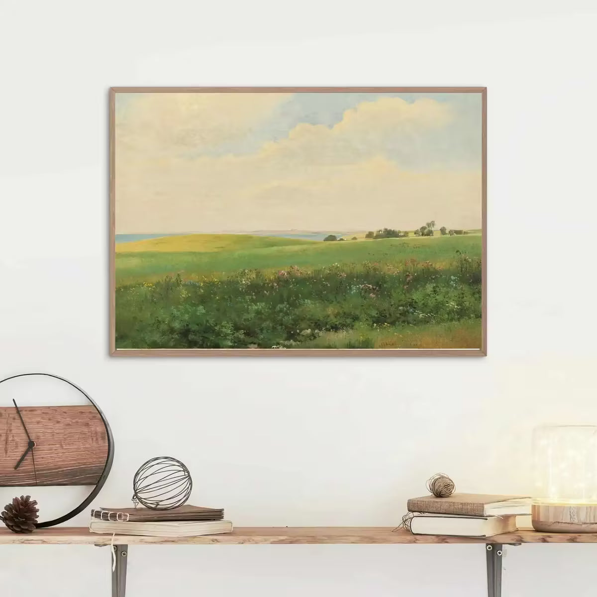 Vintage Landscape Art Print | Countryside Decor I Rustic Wall Art Oil Painting I Printable Art I Instant Download – Printable Wall Art