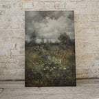 Detail view of artwork from Vintage Landscape Art Print. (variation 3)
