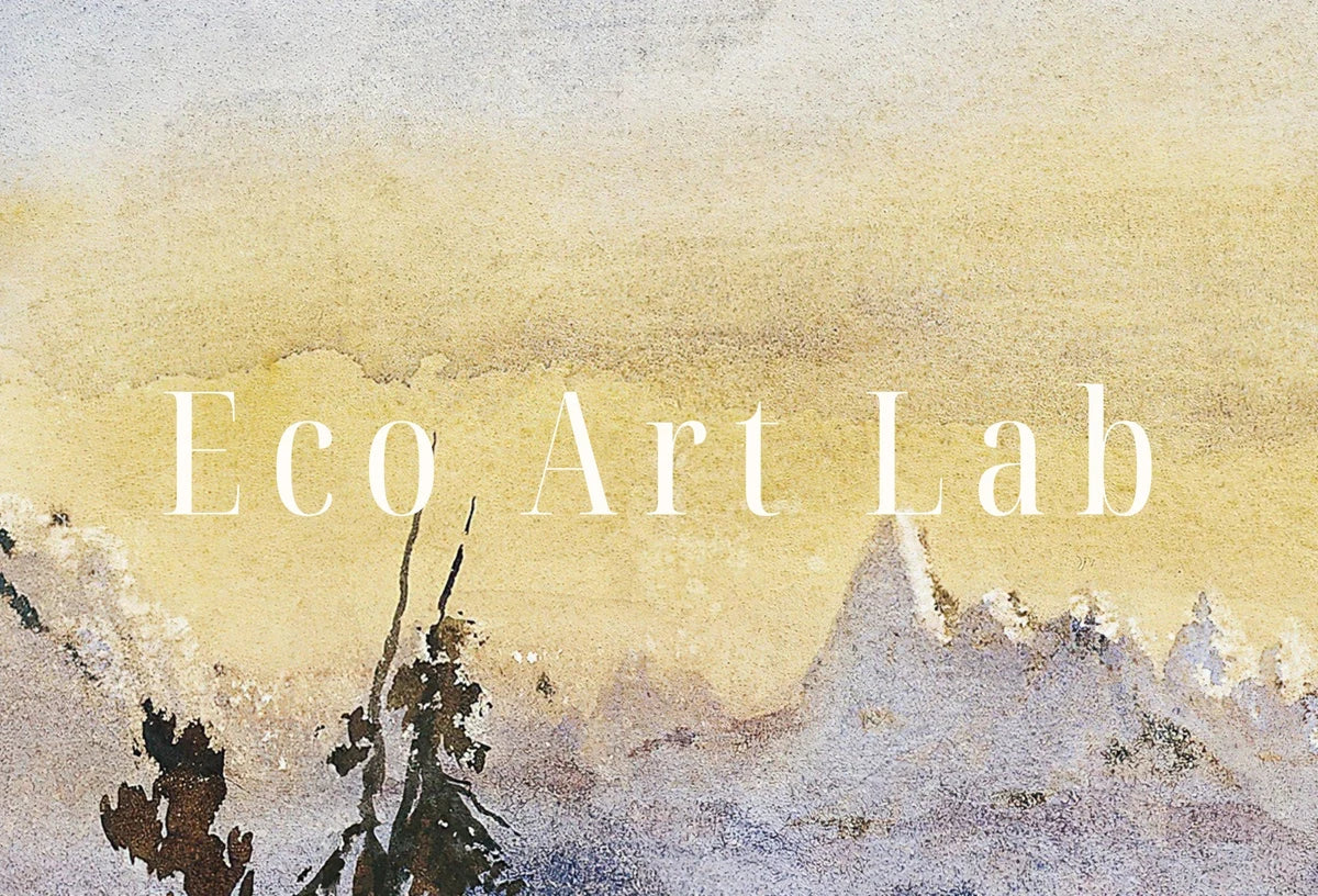 Paysage de lac au lever du soleil avec montagne, art mural aquarelle, art numérique. Art abstrait téléchargeable instantanément, paysage aquarelle
