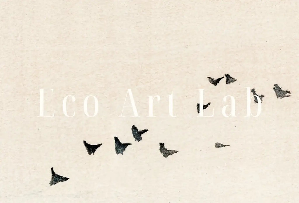 Detail view of artwork from Vintage Minimalist Beach Japanese Painting Printable Wall Art. Instant Download Antique Japanese Art. 19th Century Japanese Vintage Wall Art. (variation 2)