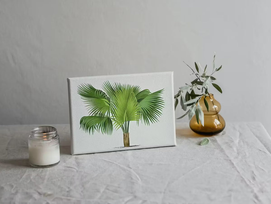Vintage Palm Tree Print Tropical Wall Art. Palm Leaves Tree Decor, Retro Nature Poster Instant Download Botanical Print, Palm Trees Art #34 – Printable Wall Art