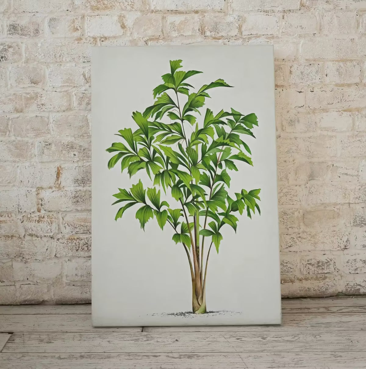 Vintage Palm Tree Print Tropical Wall Art. Palm Leaves Tree Decor, Retro Nature Poster Instant Download Botanical Print, Palm Trees Art #22 – Printable Wall Art