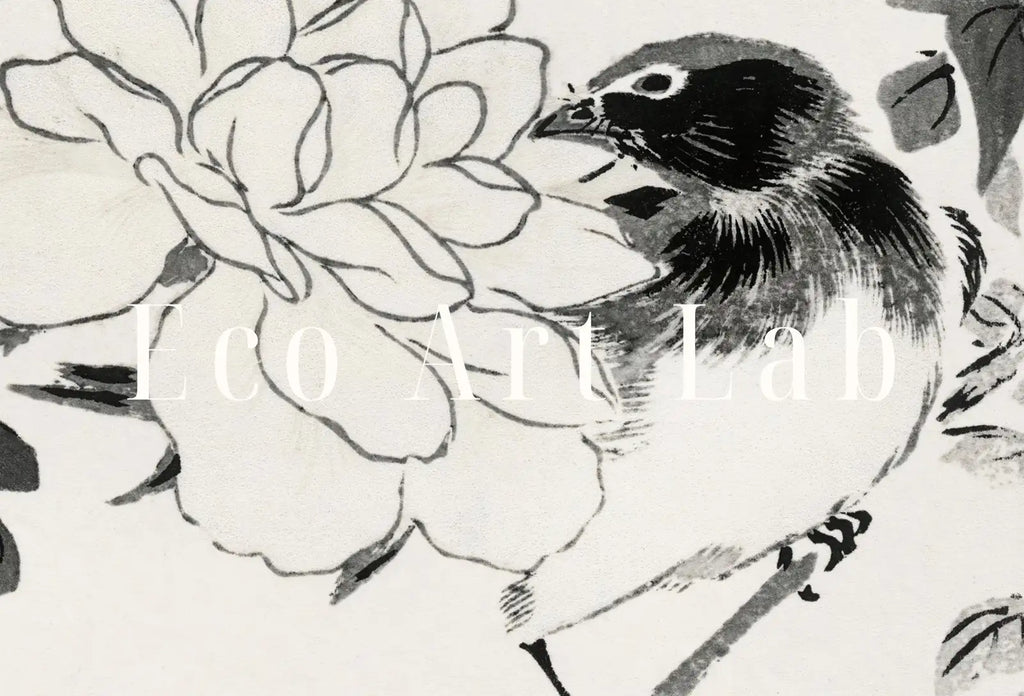 Second included artwork preview from Vintage Robin Birds and Rose Japanese Painting. Japanese Wall Art Printable Poster. 19th Century Japanese Vintage Wall Art, Bird Asian Art featuring various scenes.