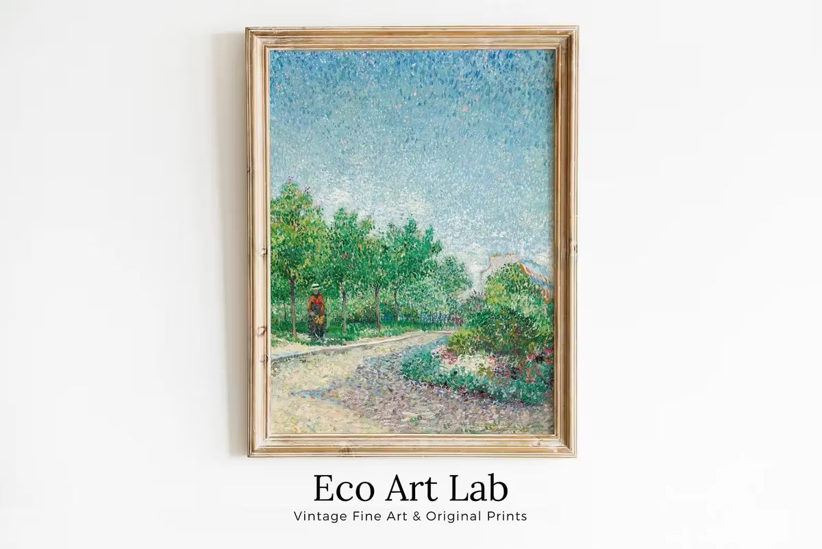 Vintage Spring Landscape. Vincent van Gogh Print. Instant Download Antique Painting Wall Art. Printable van Gogh Wall Art. Fine Art Print – Printable Wall Art