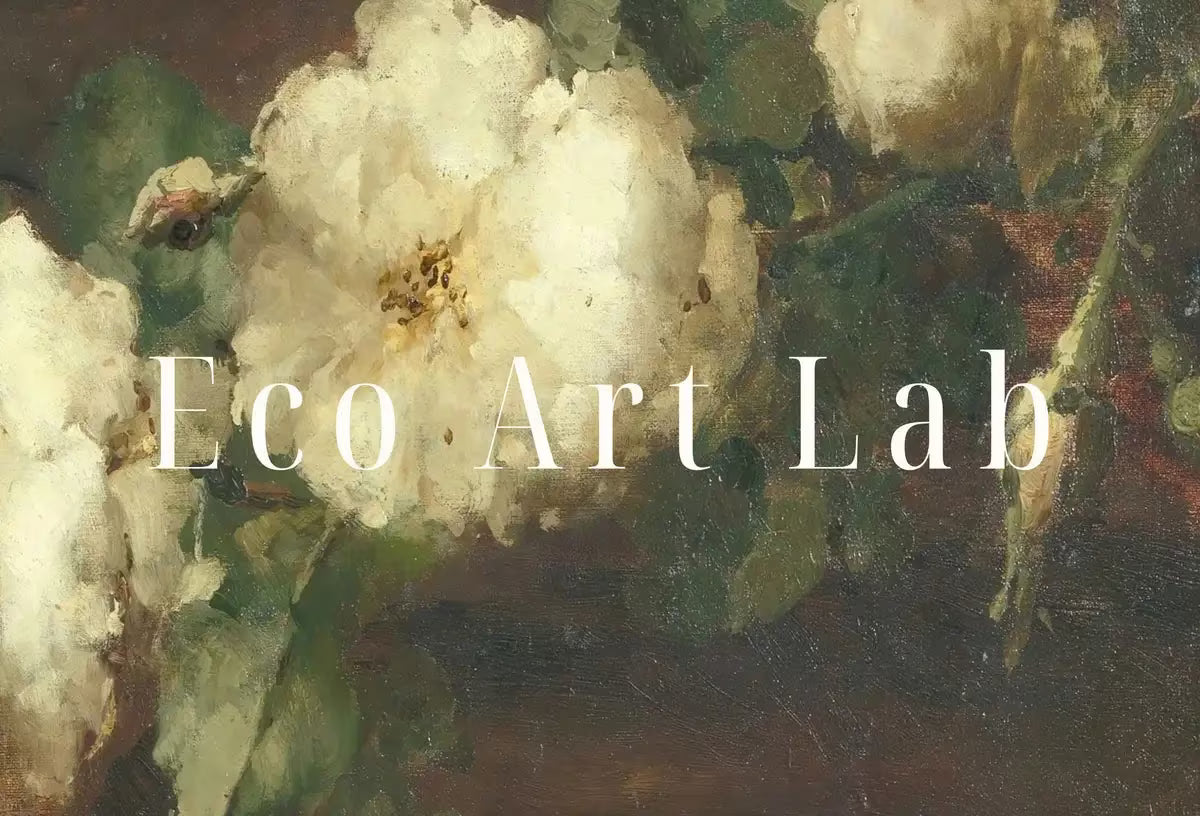Vintage White Roses Flowers Still Life Painting. Neutral Colors Romantic Vintage Decor. Antique Oil Painting Vintage Flower Print. Printable – Printable Wall Art