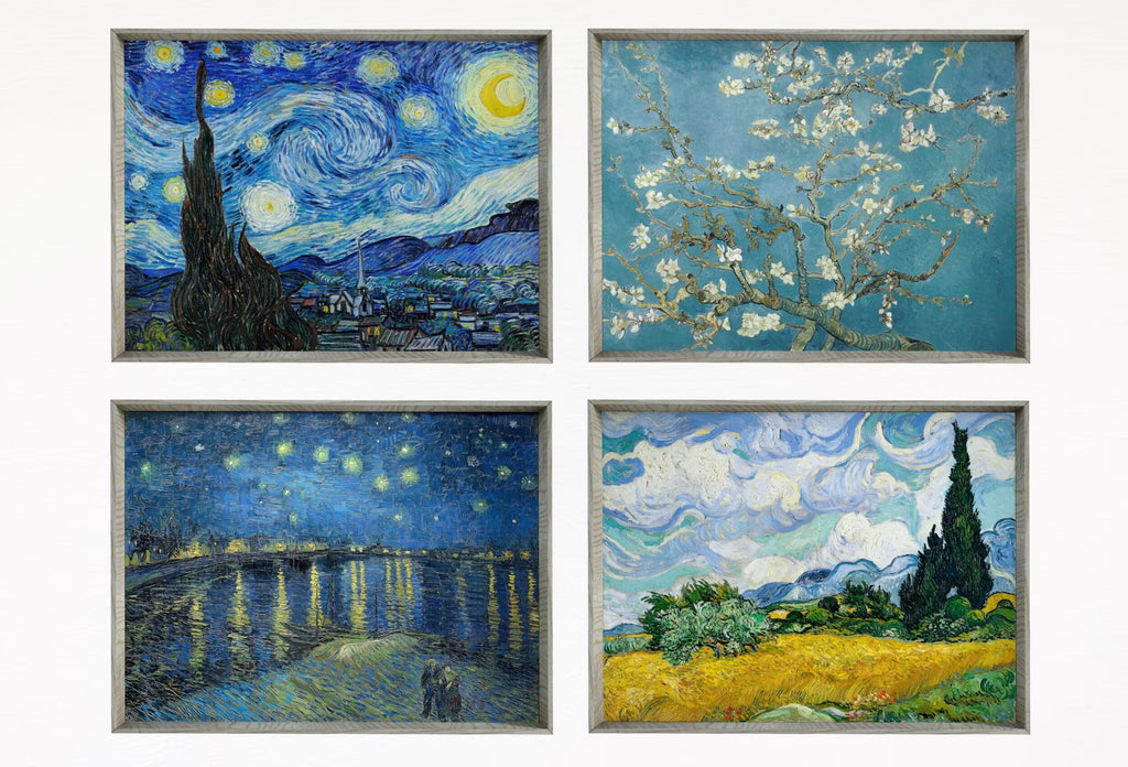 Vincent van Gogh Wall Print SET of 4. Gallery Wall Set