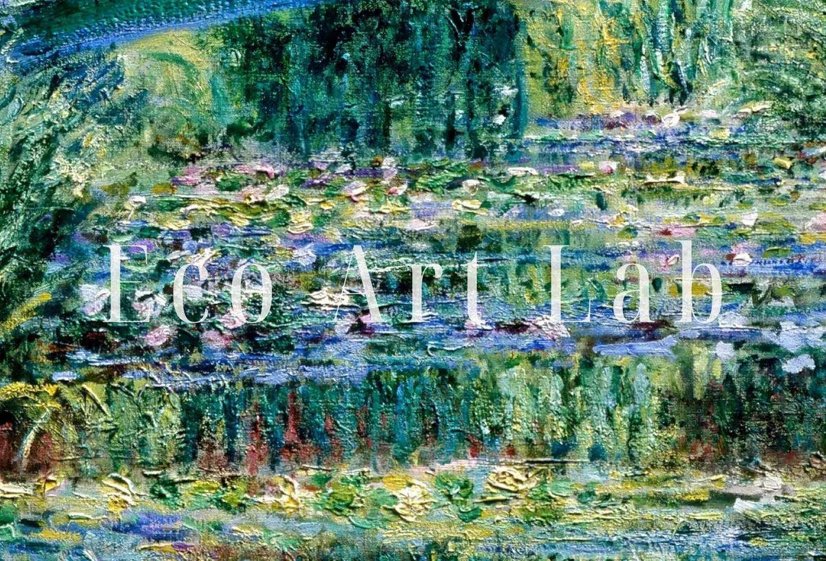 Water Lilies & Bridge Famous Claude Monet Painting. Instant Download Vintage Decor. Monet Botanical Print Printable Wall Art. Vintage Decor – Printable Wall Art