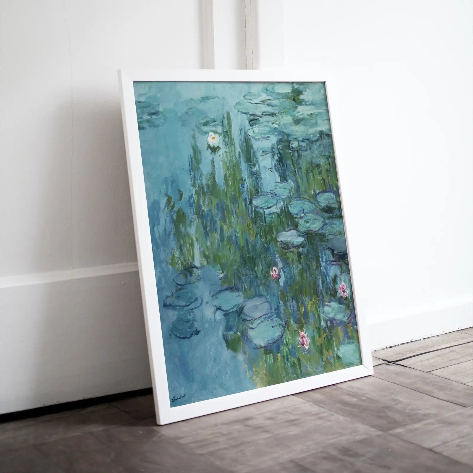 Tableau célèbre de Claude Monet de nénuphars. Tableau botanique de Monet imprimable. Art mural imprimable. Décoration vintage. Téléchargement instantané.
