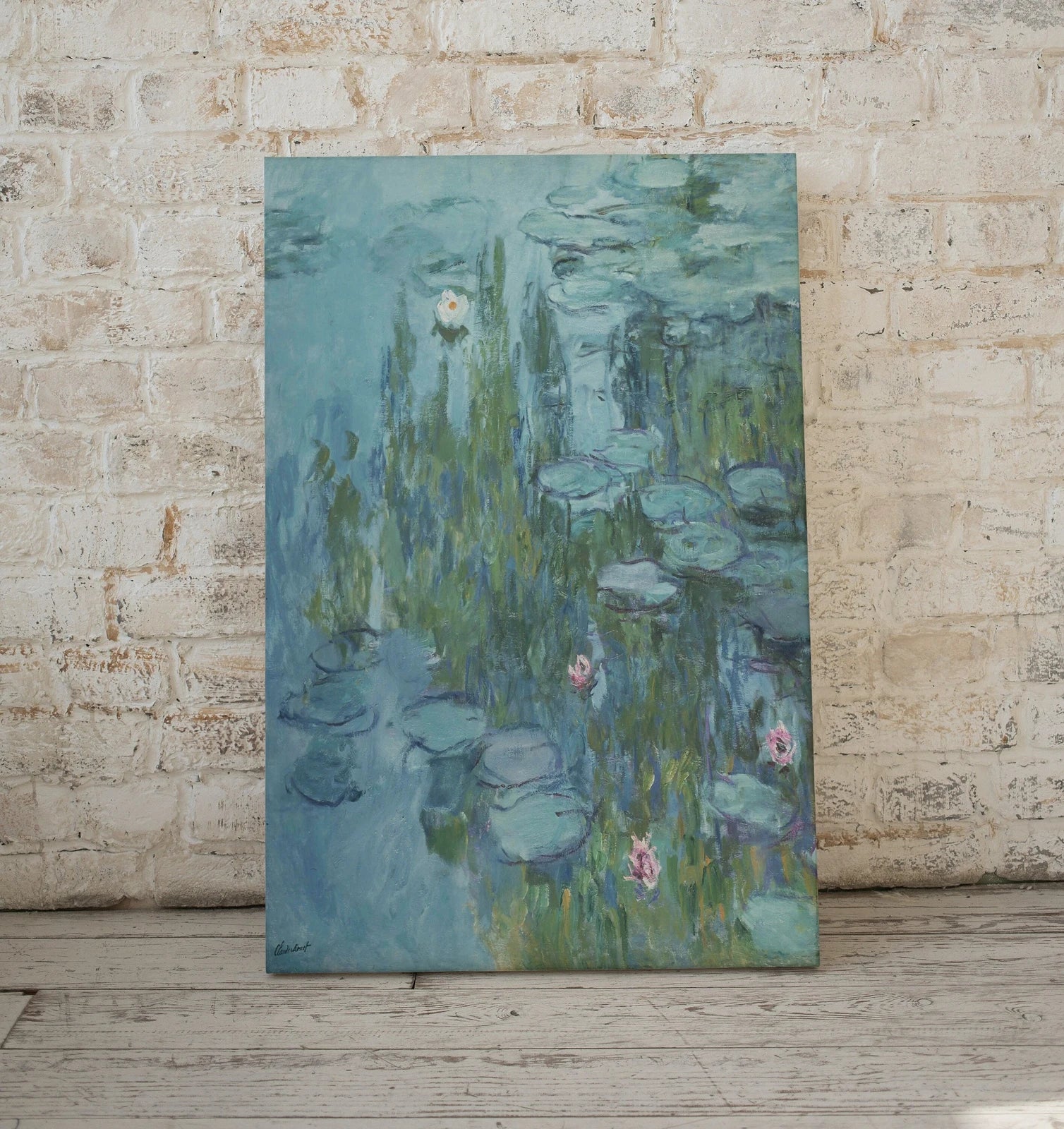 Tableau célèbre de Claude Monet de nénuphars. Tableau botanique de Monet imprimable. Art mural imprimable. Décoration vintage. Téléchargement instantané.
