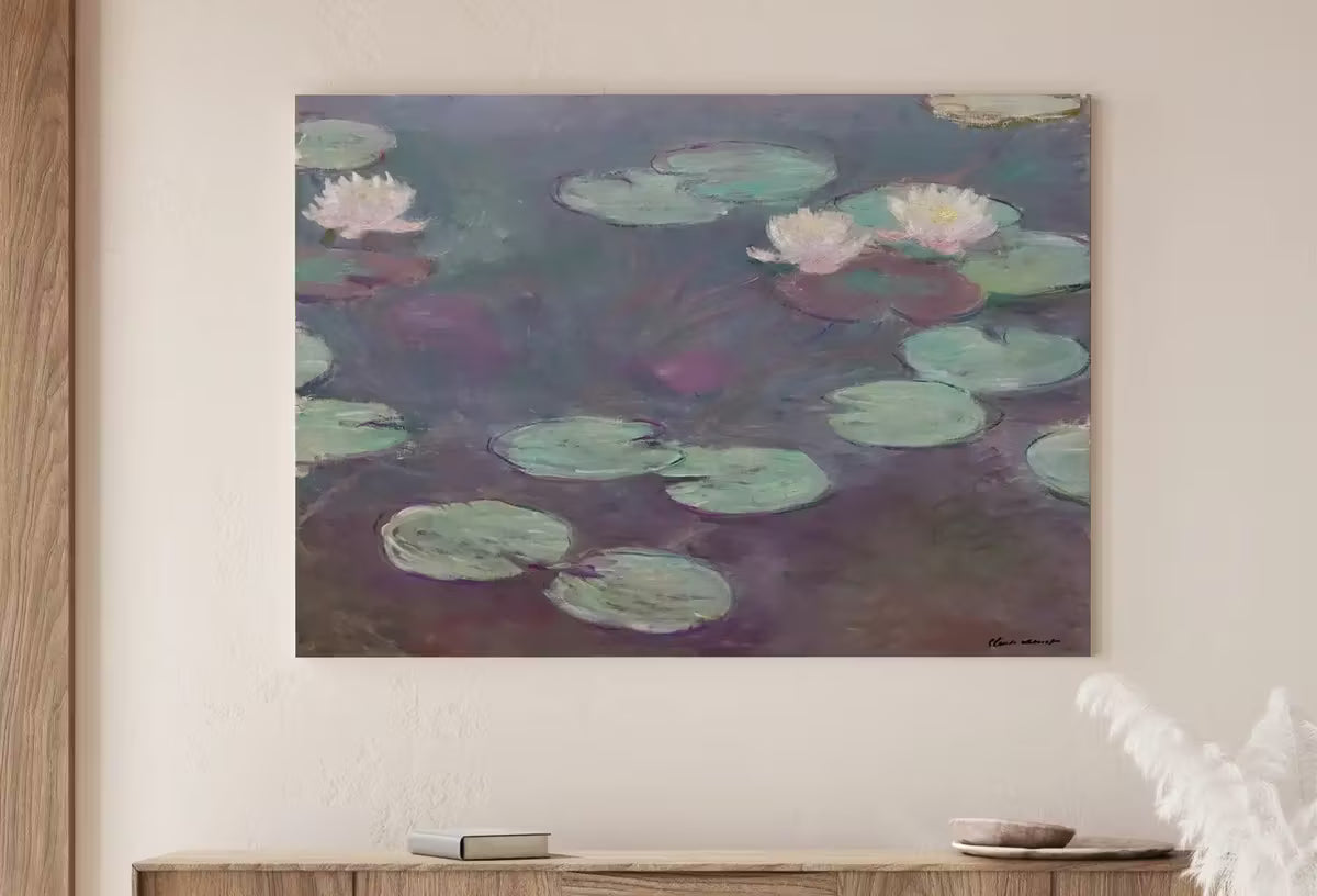 Water Lilies Painting by Claude Monet Famous Monet Art. Monet Botanical Vintage Print. Printable Wall Art. Instant Download Vintage Decor. – Printable Wall Art