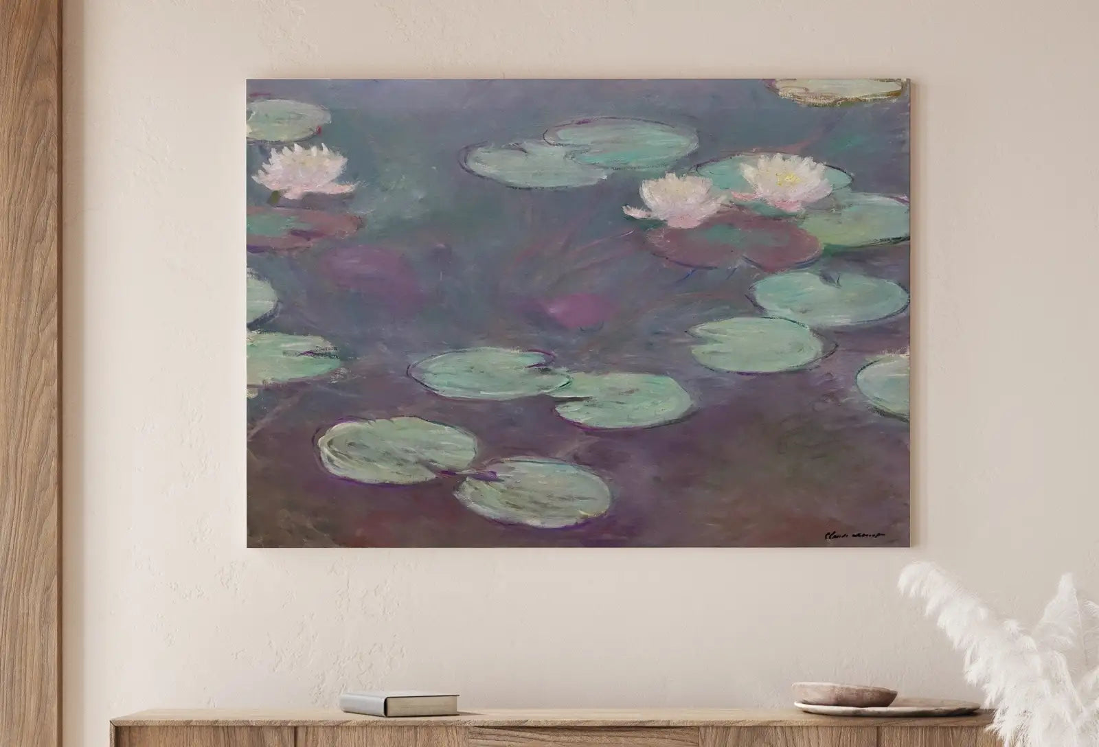 Nymphéas de Claude Monet, Œuvre d’Art Célèbre - Impression Botanique Vintage de Monet. Art Mural à Imprimer. Téléchargement Instantané, Décor Vintage