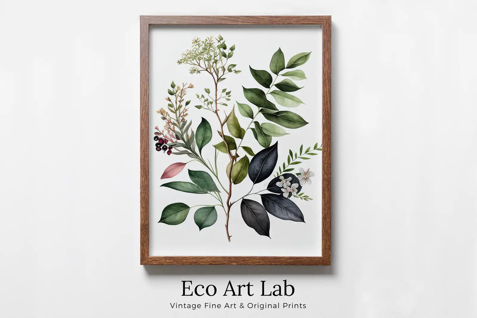 Impression botanique à l’aquarelle. Art floral boho. Art mural floral à imprimer. Art floral minimaliste. Fleur d’aquarelle à imprimer. Art de fleurs sauvages