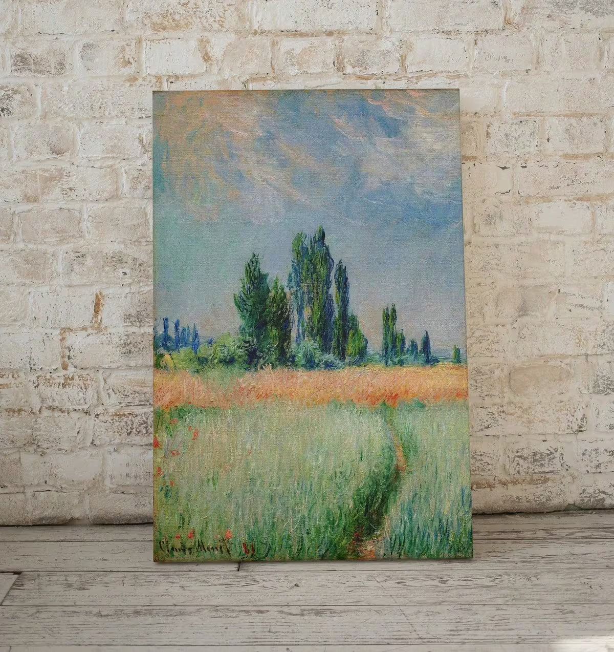 Wheatfield Painting by Claude Monet. Famous Monet Art. Instant Download Vintage Decor. Monet Landscape Printable Wall Art. Vintage Decor – Printable Wall Art