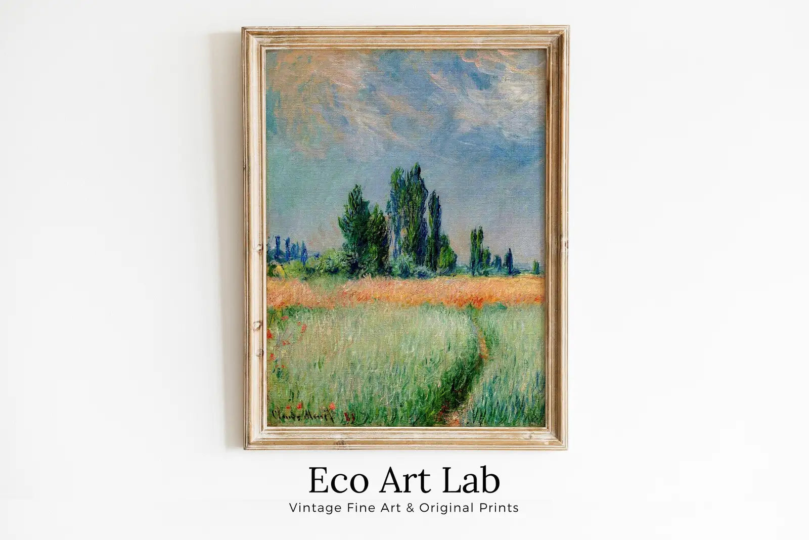 Wheatfield Painting by Claude Monet. Famous Monet Art. Instant Download Vintage Decor. Monet Landscape Printable Wall Art. Vintage Decor – Printable Wall Art Digital Download – Digital Download