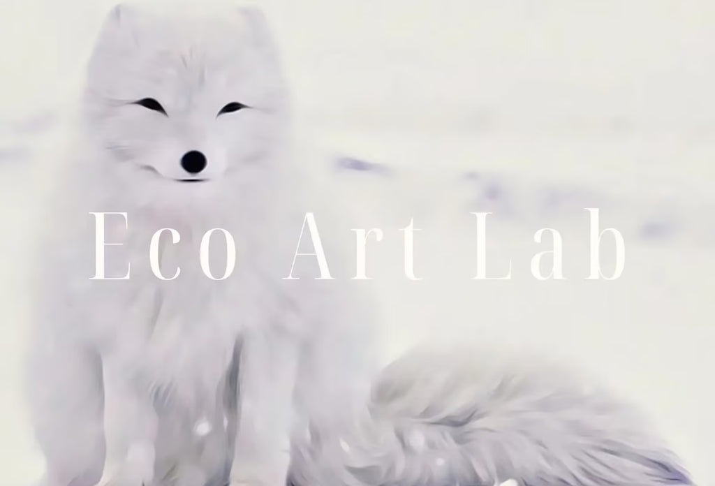 White Arctic Fox in Snow. Printable Wall Art.  Fox Wall Art Poster. Nature Print Digital Art. Instant Download Winter Decor – Printable Wall Art