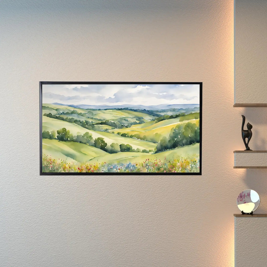 Wild Flowers Frame TV Art. Countryside Scene Home Decor. Botanical Wall Decor for Samsung Frame TV. – Frame TV Digital Download Art – Digital Download