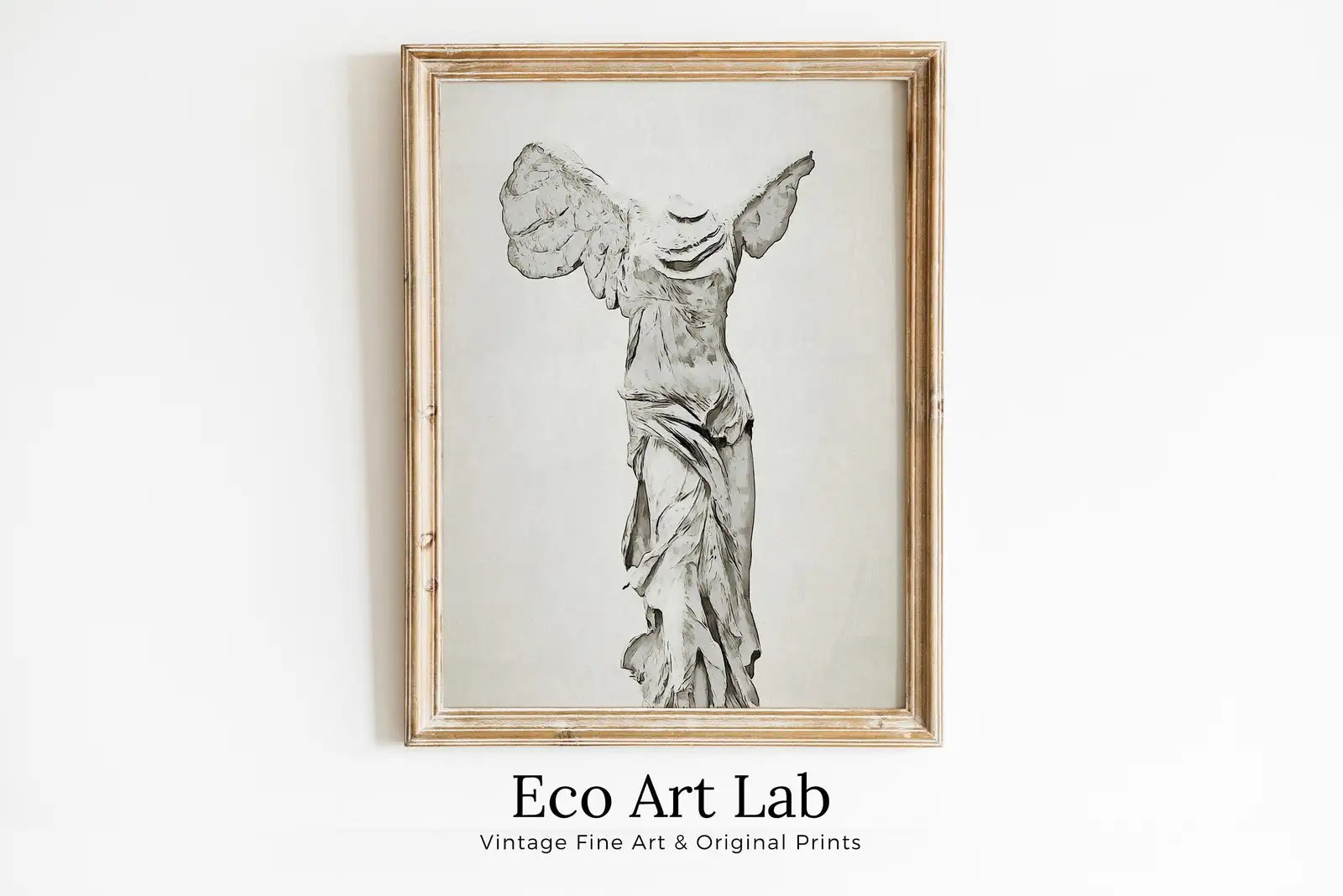 Winged Victory of Samothrace Greek Mythology Printable Wall Art. Greek Sculpture Decor, Aesthetic Minimalist Decor Greek Goddess Statue. – Printable Wall Art Digital Download – Digital Download