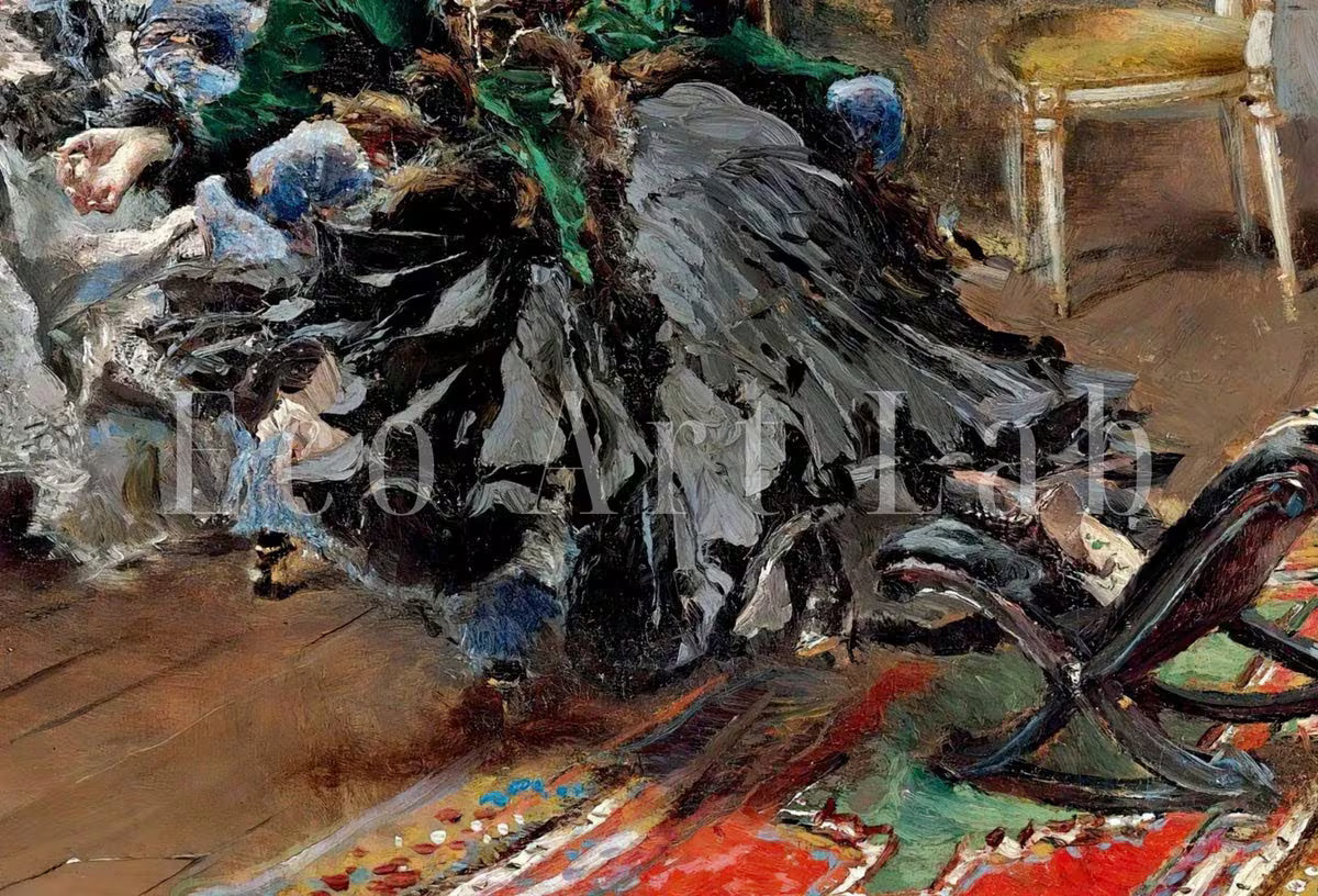 Woman Reading Portrait | Decadent Young Woman | Printable Art | European Vintage Wall Art | Vintage Woman Portrait | Victorian Painting – Printable Wall Art