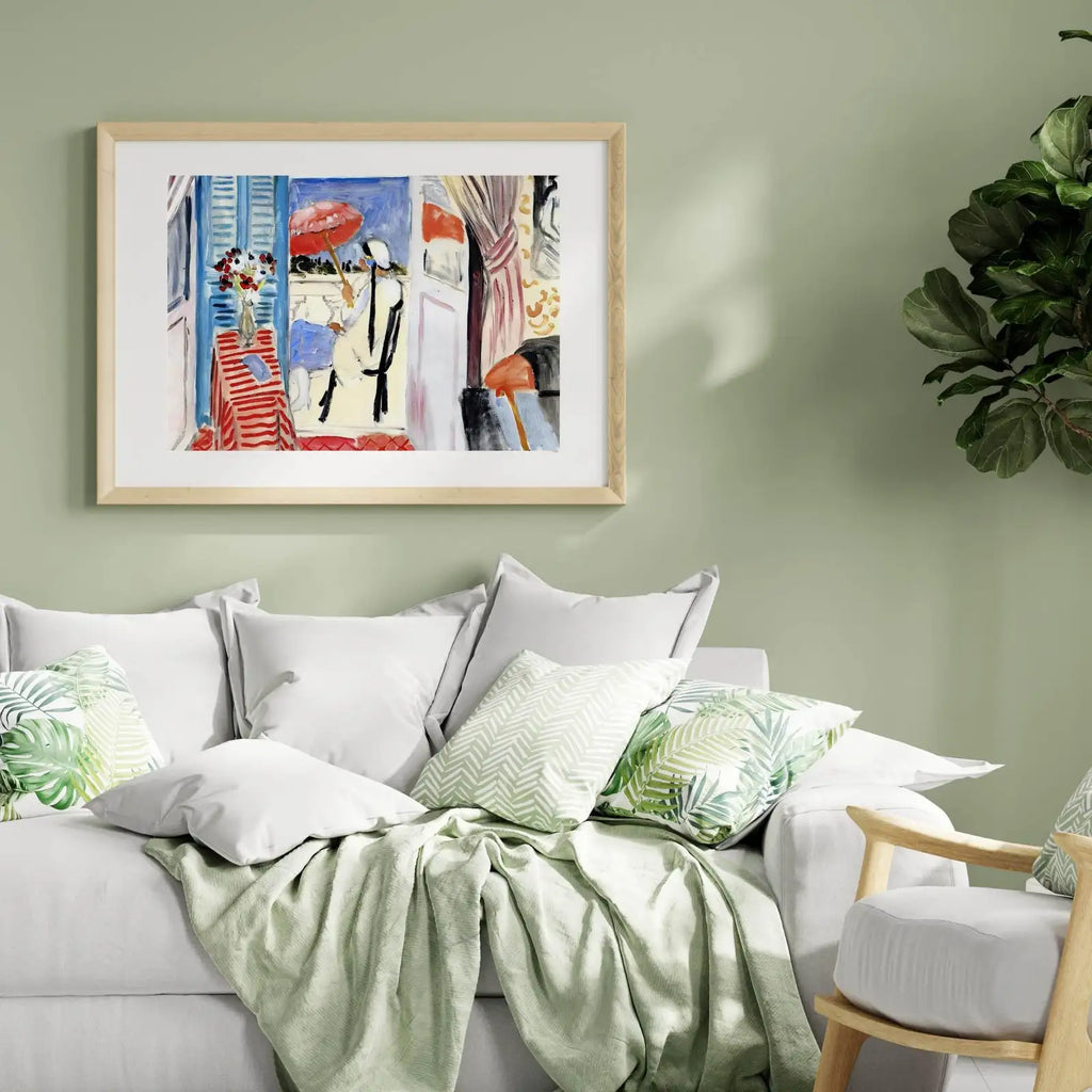 Woman with a Red Umbrella by Henri Matisse. Famous Artwork Painting. High definition Printable Art. Instant Download – Printable Wall Art Digital Download – Digital Download