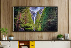 Detail view of artwork from Yosemite Falls Landscape National Park Frame TV Art. Digital Download Mountain Wall Art, Artwork for The Frame TV, Art for Samsung Frame. (variation 2)