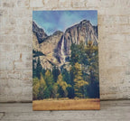 Yosemite Falls Wall Art Autumn Landscape Poster. Instant Download Yosemite Wall Art Digital Painting, Vertical Poster National Park Art – Printable Wall Art