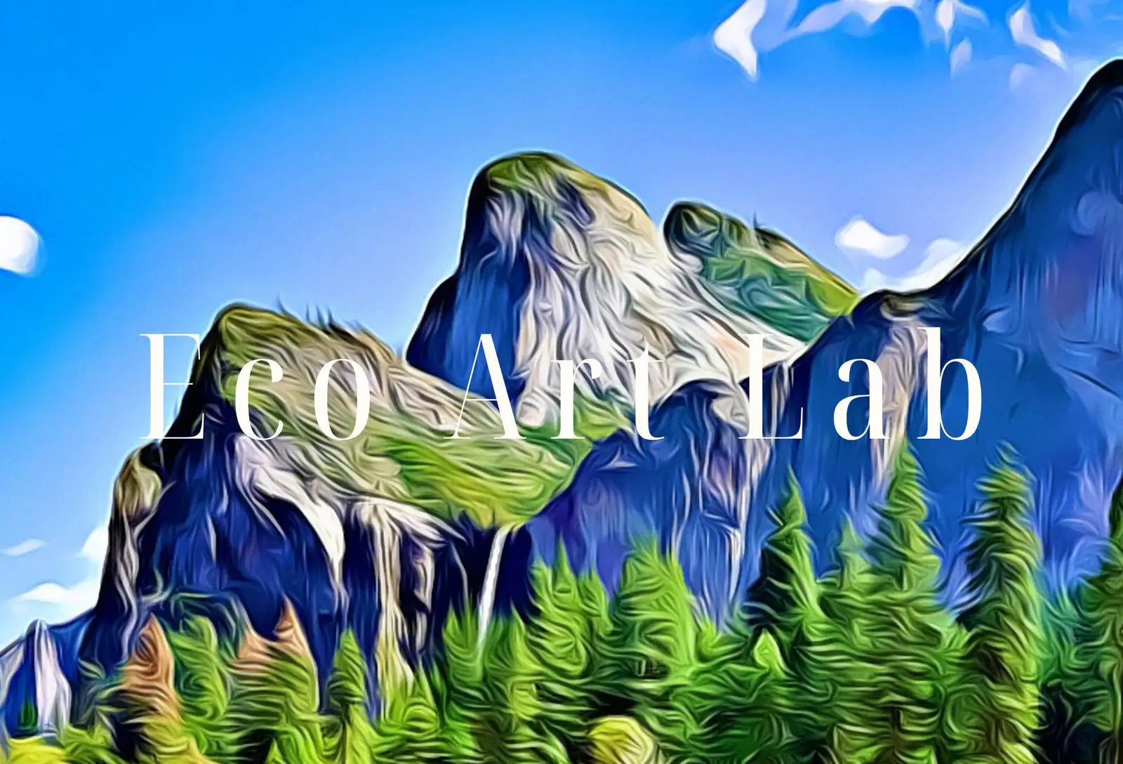 Included artwork preview showing first selection of artworks from Yosemite Mountains and River Frame TV Art Landscape Digital Download, Digital Art for Tv, Colorful Frame TV Art.