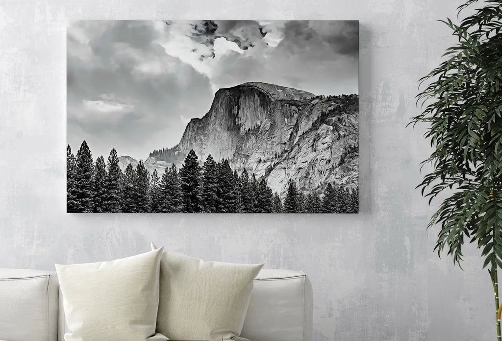 Yosemite Wall Art National Park Poster. Instant Download Yosemite Poster National Park Art, Black and White Wall Decor Printable Wall Art – Printable Wall Art Digital Download – Digital Download
