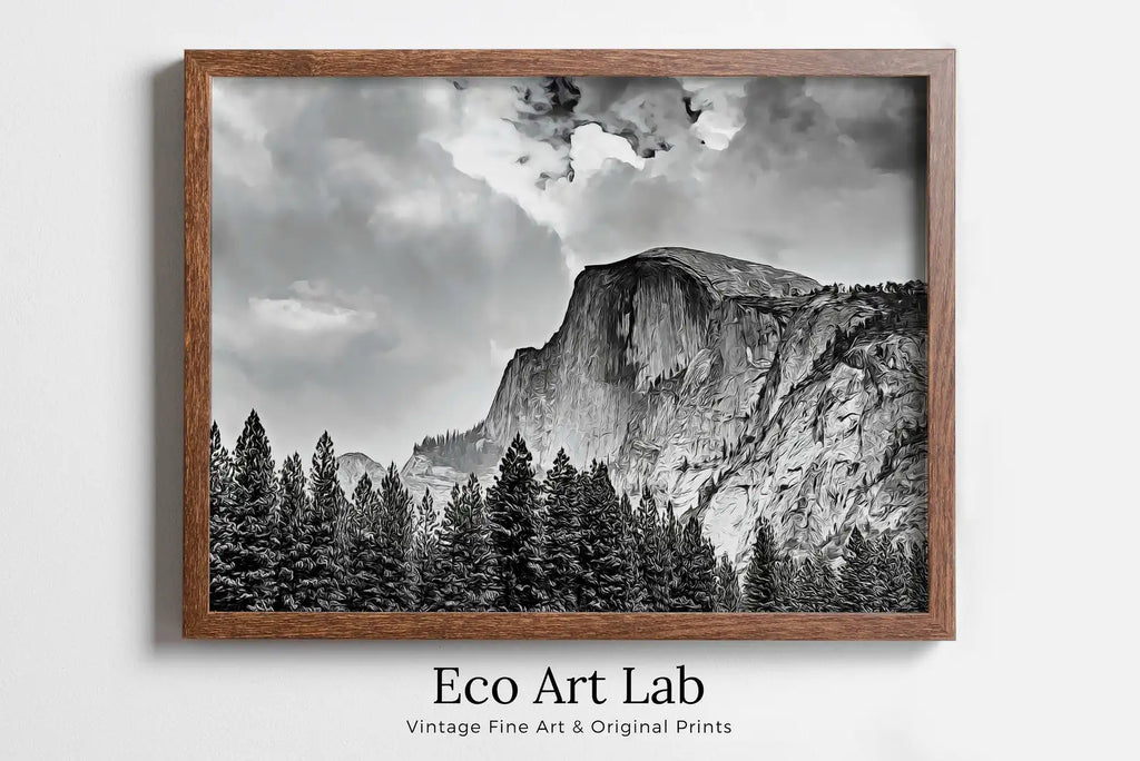 Yosemite Wall Art National Park Poster. Instant Download Yosemite Poster National Park Art, Black and White Wall Decor Printable Wall Art – Printable Wall Art Digital Download – Digital Download