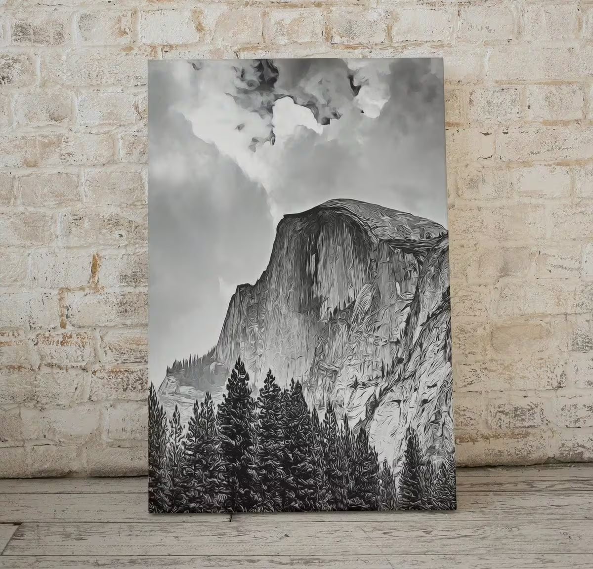 Yosemite Wall Art Poster. Instant Download Yosemite Vertical Poster National Park Art, Black and White Wall Decor Printable Wall Art – Printable Wall Art