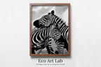 Zebra Love Black and White Printable Wall Art. Zebra Digital Print Black and White Art Downloadable Art. Safari Animals Print – Printable Wall Art