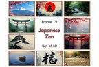 Zen Wall Art Japanese Paintings for Samsung Frame TV | Minimalist Japanese Decor | Nature Wall Art |  Frame TV Art Set – Frame TV Art Set