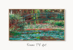Samsung Frame TV Art - Water Lily Pond Famous Claude Monet