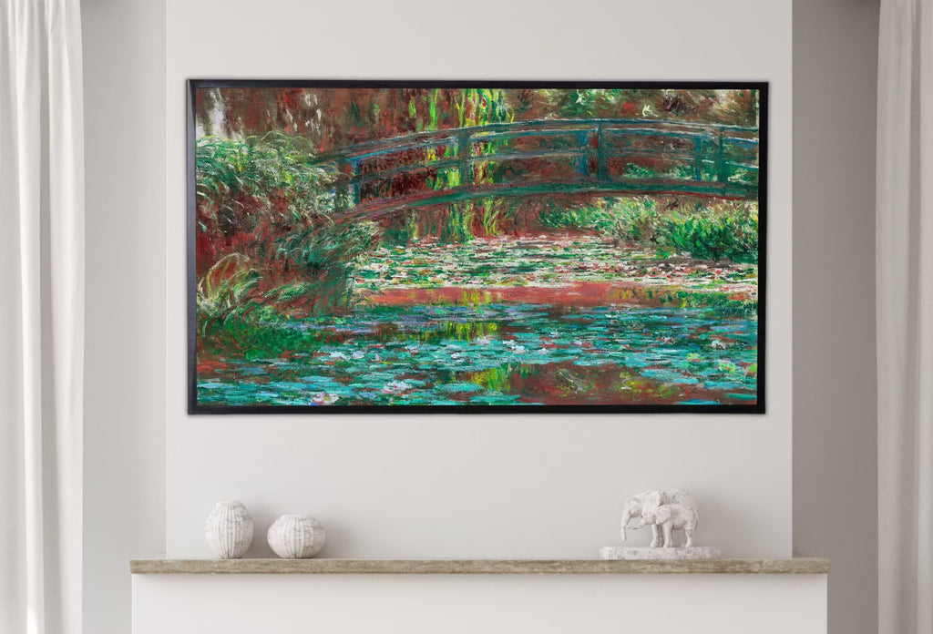 Samsung Frame TV Art - Water Lily Pond Famous Claude Monet