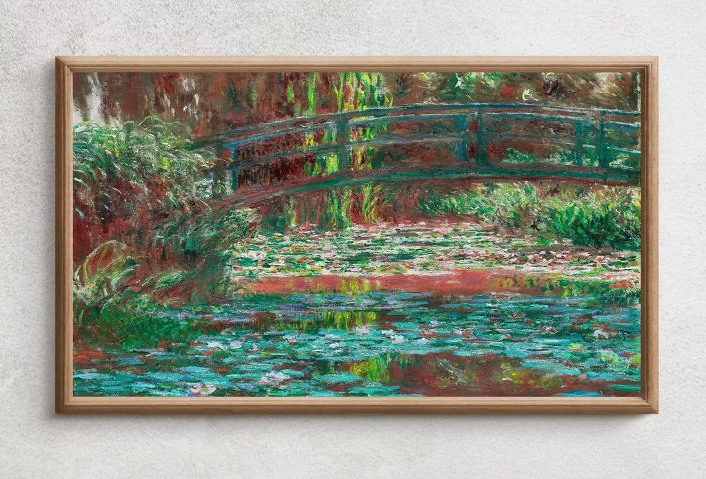 Samsung Frame TV Art - Water Lily Pond Famous Claude Monet
