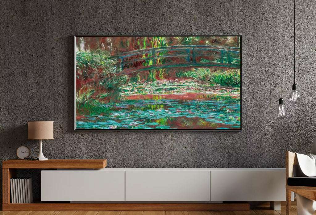 Samsung Frame TV Art - Water Lily Pond Famous Claude Monet