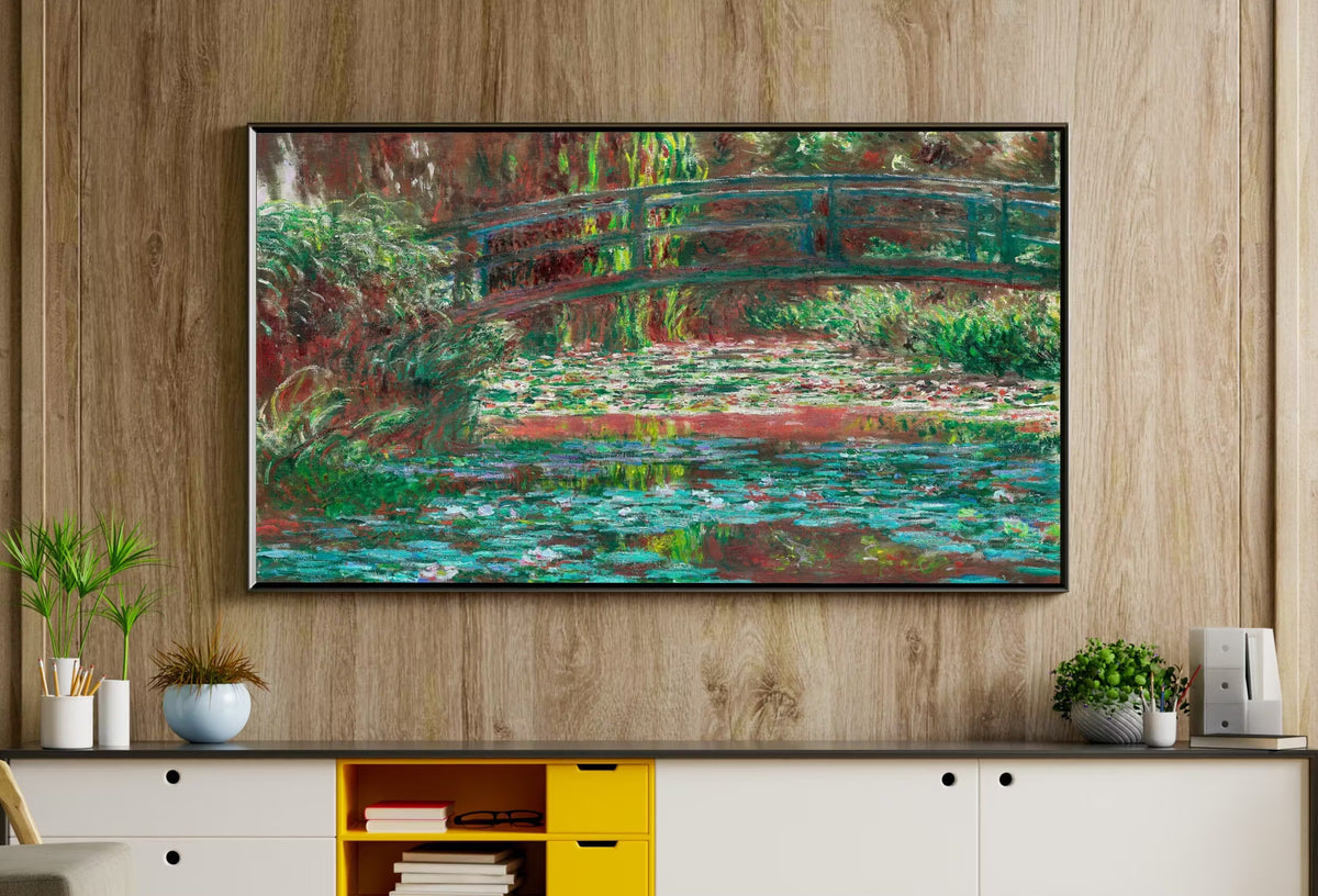 Samsung Frame TV Art - Water Lily Pond Famous Claude Monet