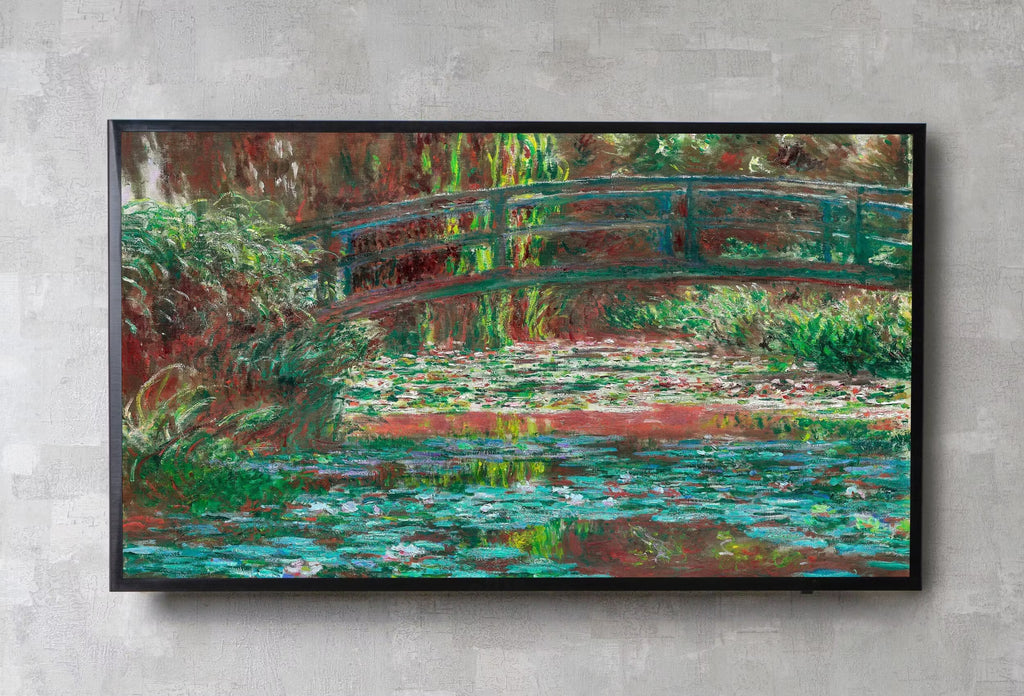 Samsung Frame TV Art - Water Lily Pond Famous Claude Monet